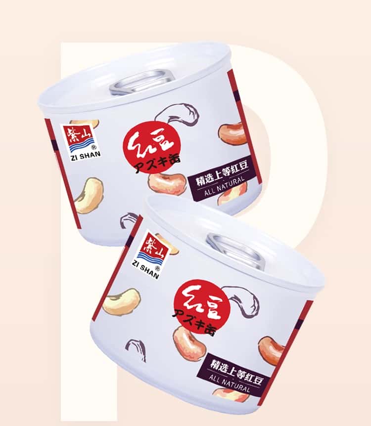 覆膜铁两片罐DRD751紫山红豆粥
