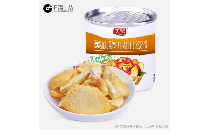 覆膜铁DRD罐应用之【天鹭】黄桃脆