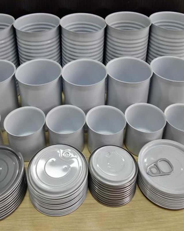 覆膜铁两片罐及易撕盖